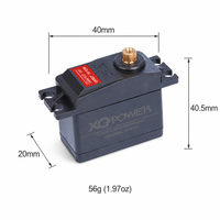 XQ-POWER XQ-S3115M Servo numérique étanche 15 kg, 180 degrés, engrenage métallique, couple élevé pour voiture RC Nitro Jet