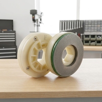 Roue de chanfreinage diamantée Y3 à base hexagonale pour le profilage des bords de pierre, idéale pour le granit, le marbre et le Dekton