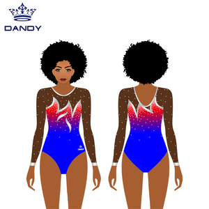 OEM thiết kế khiêu vũ leotards đào tạo dancewear ba lê tùy chỉnh Thể dục dụng cụ leotards cho đội - Product Image 4