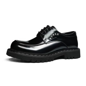 Chaussures en cuir décontractées pour hommes, Chaussures Oxford en cuir pour hommes, Chaussures classiques de ville pour hommes - Product Image 6