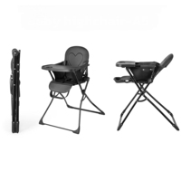 Chaise haute bébé pliable et réglable à un bouton, avec logo personnalisé, service OEM/ODM, prix d'usine, vente en gros, pour repas de nourrissons