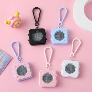 Minuteur de cuisine numérique LCD lumineux étanche, créatif et mignon, avec fonction d'<span class=keywords><strong>alarme</strong></span>, montre et <span class=keywords><strong>chronomètre</strong></span>, pour enfants, porte-clés et sacs - Product Image 3