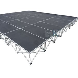 Plataforma de Escenario Plegable, Escenario para Conciertos, Escenario Ligero para Ensamblar - Product Image 1