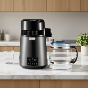 Destilador de Agua Mcte de 4L y 750W, Acero Inoxidable y Vidrio, Ecológico, Aparato de Tratamiento de Agua para Encimera del Hogar - Product Image 2