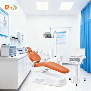 Unité de fauteuil dentaire électrique Anya, moteur <span class=keywords><strong>Linak</strong></span>, boîte rotative à 90 degrés, commande au pied, paramètres de mémoire, lumière LED, ligne d'eau et d'air, CE - Product Image 1