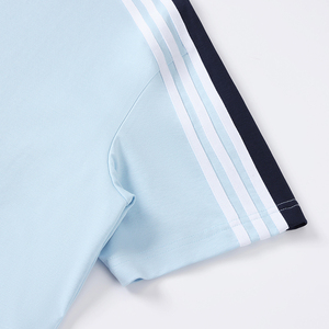 T-shirt Oversize Stile Americano Personalizzabile, Fornitore di Tendenza, Streetwear in Cotone <span class=keywords><strong>con</strong></span> Colletto a Blocchi e Spalle Cadenti, per Uomo - Product Image 3
