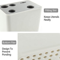 Vente chaude 6 pièces couteau de cuisine ouvre éplucheur ciseaux éplucheur ensemble avec support accessoires de cuisine outils Gadgets de cuisine intelligents