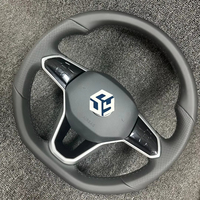 Maßgefertigtes Aufgerüstetes Leder-Lenkrad für Volkswagen VW Polo Golf R 6 7 8 MK6 MK7 GTi Passat B7 B8 Jetta
