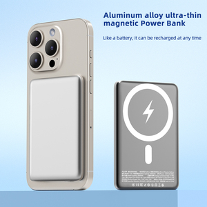 NEEXXT T13A Magnético 5000mAh Bancos de energía de alta capacidad PD20W Aleación de aluminio Portátil Inalámbrico <span class=keywords><strong>Banco</strong></span> de energía ultrafino - Product Image 2