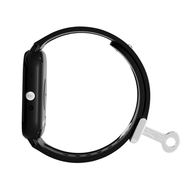 Locker Silicone Watches Strap Tamper-proof Watches Strap Lock for Smart Bracelet GPS Tracker Watches 22mm/20mm