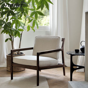 WBERT Table à thé en chêne massif faite à la main Design belge Table d'appoint à vent silencieux importée nordique pour meubles de salon - Product Image 4