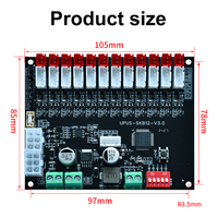 Placa PCBA del Sistema de Control de Cerraduras Inteligentes Upus de 12 Canales (Placa de Control de 12 Canales) con Sistema Operativo Android 11.0 para Cerraduras Inteligentes y Máquinas Expendedoras