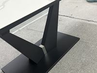 Ensemble de table et chaises de salle à manger en céramique de style italien, extensible, pliable, rectangulaire, 10 places, pour maisons modernes et hôtels