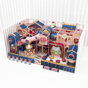 Aire de jeux intérieure commerciale sur le thème <span class=keywords><strong>du</strong></span> château de princesse personnalisée Dream Catch, 150 m², équipement de jeux pour enfants, <span class=keywords><strong>Royaume</strong></span>-Uni - Product Image 1