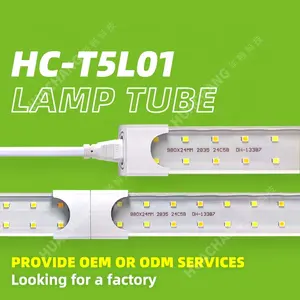 Custom T5 סטנט מנורת רקמות תרבות הידרופוני LED צמח צמיחת מנורה