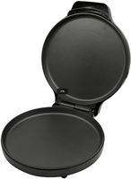 Anbolife Hot Plaque à pizza électrique 10 et 12 pouces 1500W avec voyant lumineux, plaque antiadhésive, protection contre la surchauffe CE/LVD/EMC/ROHS/REACH