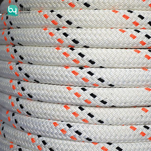 High Strength Braided <strong>Polyester</strong> Pulling Rope Durable Flexible 12MM 2.5MM Uhmwpe Core <strong>Polyester</strong> Jacket Rope - Product Image 1