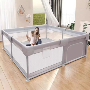 Parc pour bébé facile à installer, <span class=keywords><strong>centre</strong></span> d'activités stable avec porte à verrouillage pour enfants, clôture pour tout-petits - Product Image 2