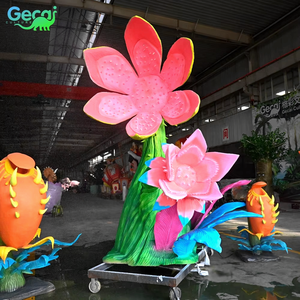 Flor Comedora de Hombres Animatrónica de Fábrica, Resistente al Agua y a los Rayos UV, Venus Flytrap de Tamaño Real Personalizable para Decoración de Parques Temáticos - Product Image 1