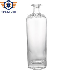 Bottiglia in Vetro Trasparente da 750ml per Liquori con Spalla Incisa e Tappo in Sughero per Gin, <span class=keywords><strong>Whisky</strong></span>, Vodka - Product Image 6