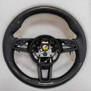 Volante Deportivo Rojo Personalizado para Automóvil, Compatible con Porsche 918, Cayenne, 718, 991, 911, Cayman, Panamera, <span class=keywords><strong>Macan</strong></span>, Mejorado - Product Image 2