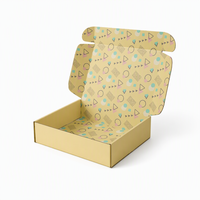 Boîte d'expédition en carton ondulé personnalisée avec logo imprimé, vente en gros d'usine, emballage postal OEM en carton kraft pour vêtements