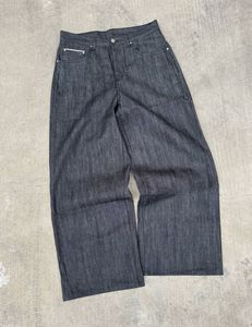 <span class=keywords><strong>Jeans</strong></span> da Uomo in Denim Nero Indaco di Alta Qualità 14-16 OZ, Pantaloni Personalizzati in Denim Grezzo Selvedge - Product Image 6