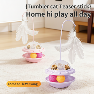 Juguete Inteligente Automático de Lujo para Gatos 2026 con Diseño de Láser y Plumas para Uso en Interiores y <span class=keywords><strong>Ejercicio</strong></span> - Product Image 4