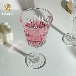Copa de Champán Francesa al por Mayor, con Diseño Vertical Acanalado, de Cristal sin Plomo, para Beber Cócteles - Product Image 2