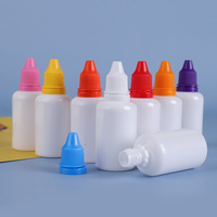 Botella de Plástico Vacía para Gotas para los Ojos de 3 ml, 5 ml, 10 ml, 15 ml, 20 ml, 30 ml, 50 ml, 100 ml, Botella de Medicina Líquida con Gotero y Tapa de Rosca
