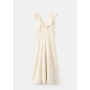 LEDUO Vestido Maxi con Cuello en V y Volantes para Mujer, Ligero, Mezcla de Lino, Corte en A, Vestido de Verano - Product Image 1