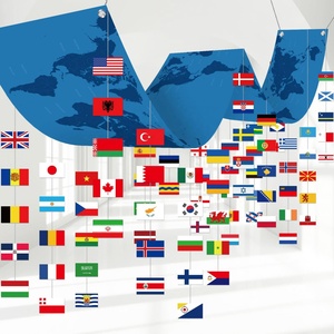 Prezzo di fabbrica decorazioni <span class=keywords><strong>mondo</strong></span> giochi di calcio in poliestere tutti i paesi <span class=keywords><strong>mappa</strong></span> <span class=keywords><strong>del</strong></span> <span class=keywords><strong>mondo</strong></span> Banner <span class=keywords><strong>con</strong></span> bandiera di stringa - Product Image 1