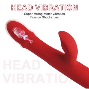 YPM Schub vibrator <span class=keywords><strong>Dildo</strong></span> klitoris Stimulieren flatternde Klitoris rotierende Metall perlen Auf und ab gleiten Sexspielzeug für Frauen - Product Image 4