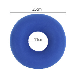 Anti-Bedsore Round Seat <b>Cushion</b> Inflatable PVC <b>Pad</b> Medium Firmness For Chair Use Red Blue Green Colors - Product Image 5