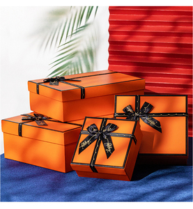 Bao Bì Giày Vải Mua Sắm Đóng Gói Quà Tặng Tùy Chỉnh Sang Trọng Giấy Nhung Hộp Đồ Trang Sức Với Ribbon - Product Image 4