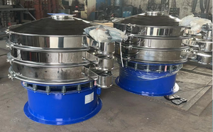 Paslanmaz Çelik Çok Katmanlı 800mm Döner Titreşimli Elek Makinesi Polen Ekstraksiyon Tozu İçin - Product Image 5