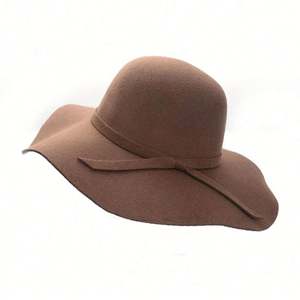 Sombrero de Ala Ancha de Poliéster Estilo Retro Británico para Mujeres y Niños, Sombrero Flexible con Borde Suave - Product Image 4