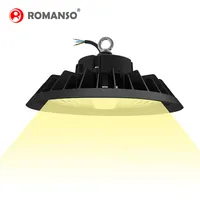 Romanso การออกแบบใหม่อลูมิเนียมคลังสินค้าแสงอ่าวสูง100วัตต์15000LM ลูเมนสูงนำแสงอ่าวสูง