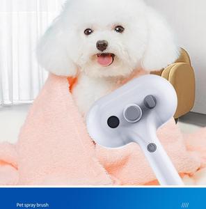 Kediler köpekler dökülme için sprey fırça kaldırmak statik uçan saç bakım kendini temizleme Pet epilasyon tarak ile su tankı Amazon - Product Image 2