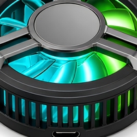 Refroidisseur de téléphone magnétique TEC, plaque de refroidissement semi-conductrice, ventilateur à clip pour téléphone et tablette de jeu, éclairage RGB