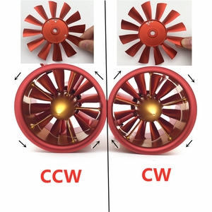 Ventilateur à canal intégral en métal de 90 mm, 12 pales, <span class=keywords><strong>moteur</strong></span> 4250 KV1750 KV1330 KV1050, 6S 8S 12S pour avion <span class=keywords><strong>RC</strong></span> - Product Image 5