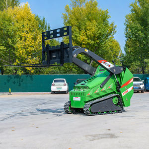 KOSTENLOSER VERSAND <span class=keywords><strong>Mini</strong></span>-Kompaktlader mit EPA-Motor Kleiner Raupenlader mit Grabenfräsen-Zubehör - Product Image 5