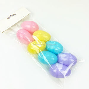 Œuf <span class=keywords><strong>de</strong></span> pâques en plastique coloré meoji, pouces, pour mélanger les bonbons, Promotion spéciale - Product Image 1