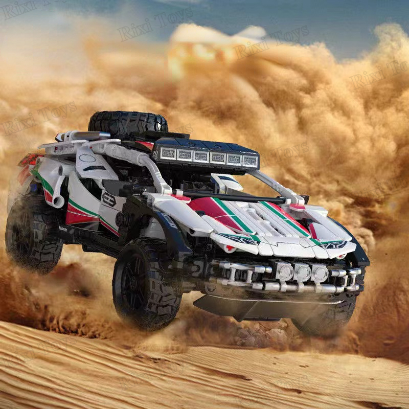 サンボ715314カーレーシングライダーパズル組み立てスポーツカー