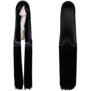 Peluca Sintética Ainizi al por Mayor, de 150 cm de Largo, Lisa, Resistente al Calor, de Color Sólido, para Cosplay de Halloween - Product Image 2