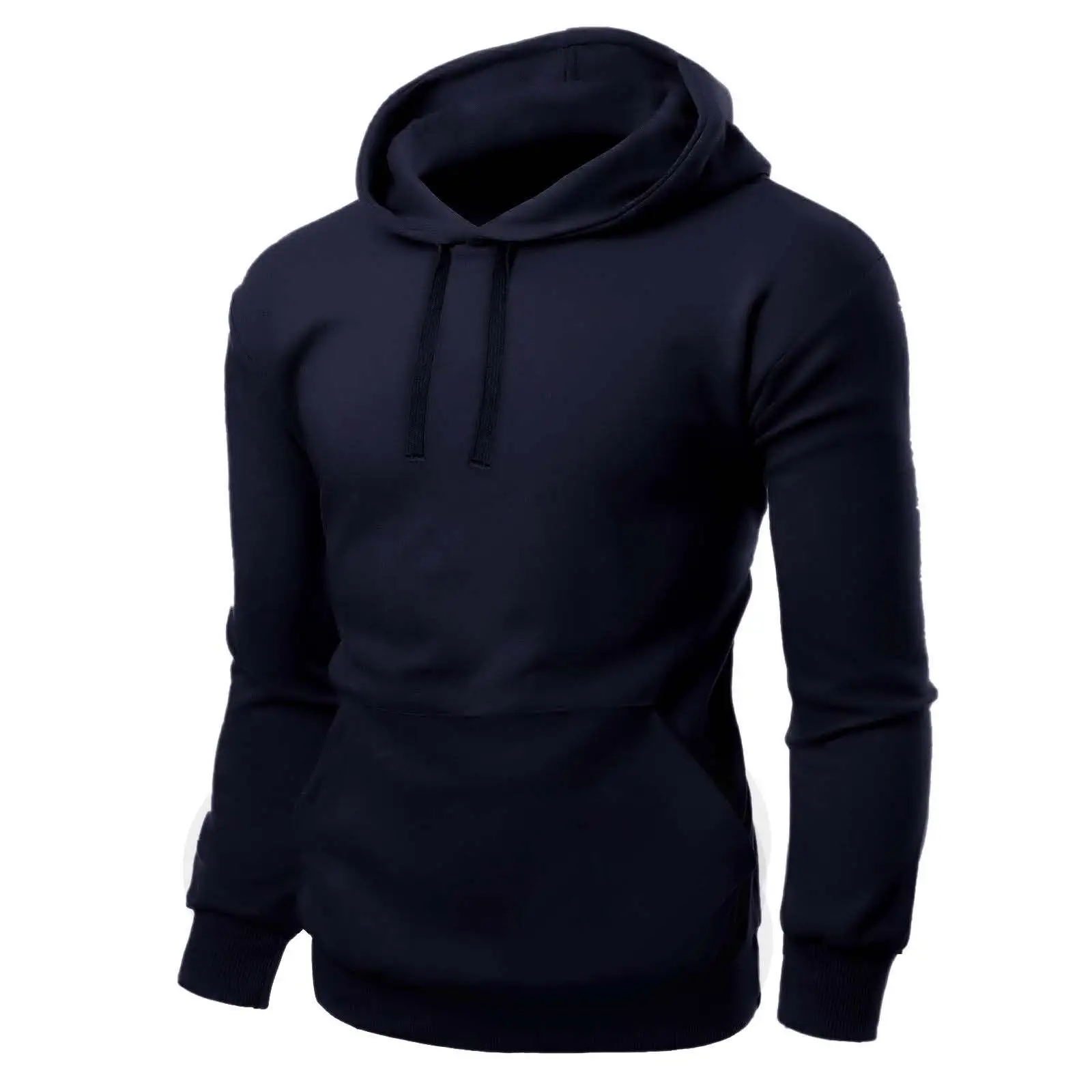 Fitspi Heren Hoodie Sweatshirt Met Capuchon Casual Heren Werkkleding Top S-Xl Effen Fleece Hoody