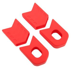 4 protections de manivelle de vélo de <span class=keywords><strong>route</strong></span> VTT, capuchon de protection de pédalier, protections de manivelle en silicone, noir - Product Image 2