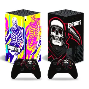 game controller skin xbox 360 Suppliers-PVC Material Skin sticker Vinyl For Xbox Series X Game Console +2 Controller Skin Sticker Decal For Xbox Series X