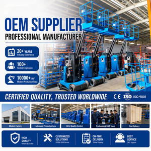 CE Elettrico 200kg 12m 352 °   Carrello Elevatore con Rotazione a Raggio Zero, Pneumatici Non Marcanti, Montante Verticale e Braccio per Magazzino - Product Image 5