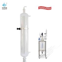 Condenseur à serpentin en verre borosilicaté de haute qualité pour réacteurs en verre de laboratoire et pièces de rotovap pour évaporateurs rotatifs sous vide